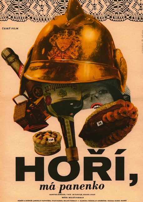 Firemen's Ball Czech poster