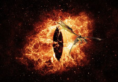Burning Eyes - Elements of this Image Furnished by NASA
